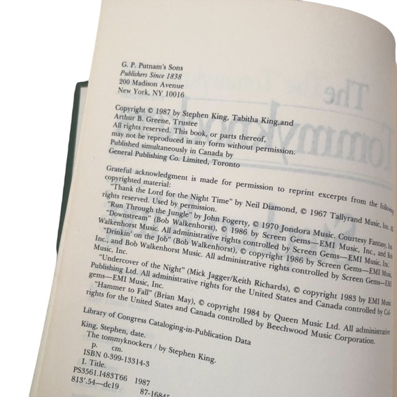 STEPHEN KING Horror Novel The Tommyknockers - Picture 7 of 7